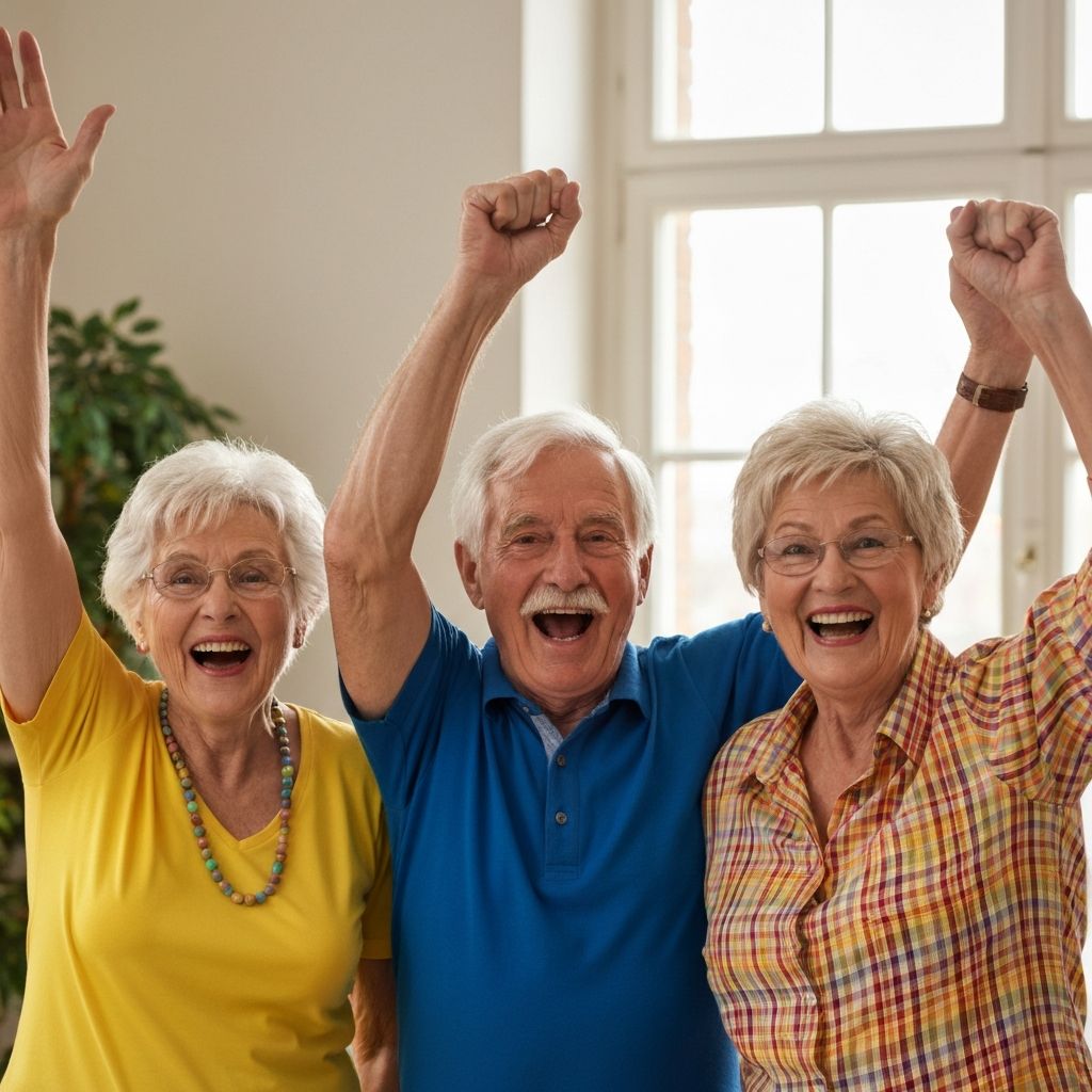 Glückliche Lotto-Gewinner